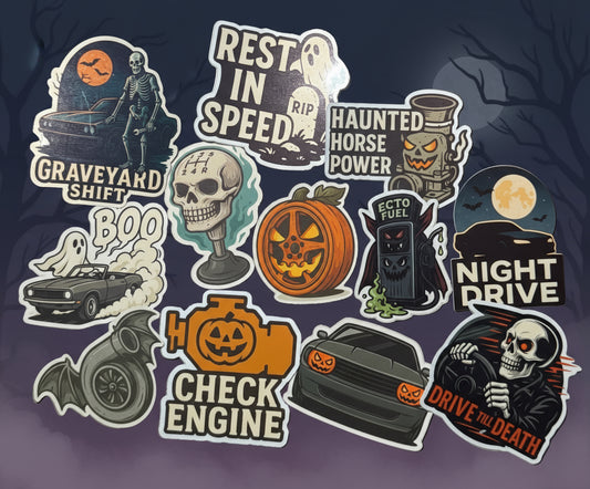 Limited-Time 'Haunted Garage' Seasonal Sticker Pack