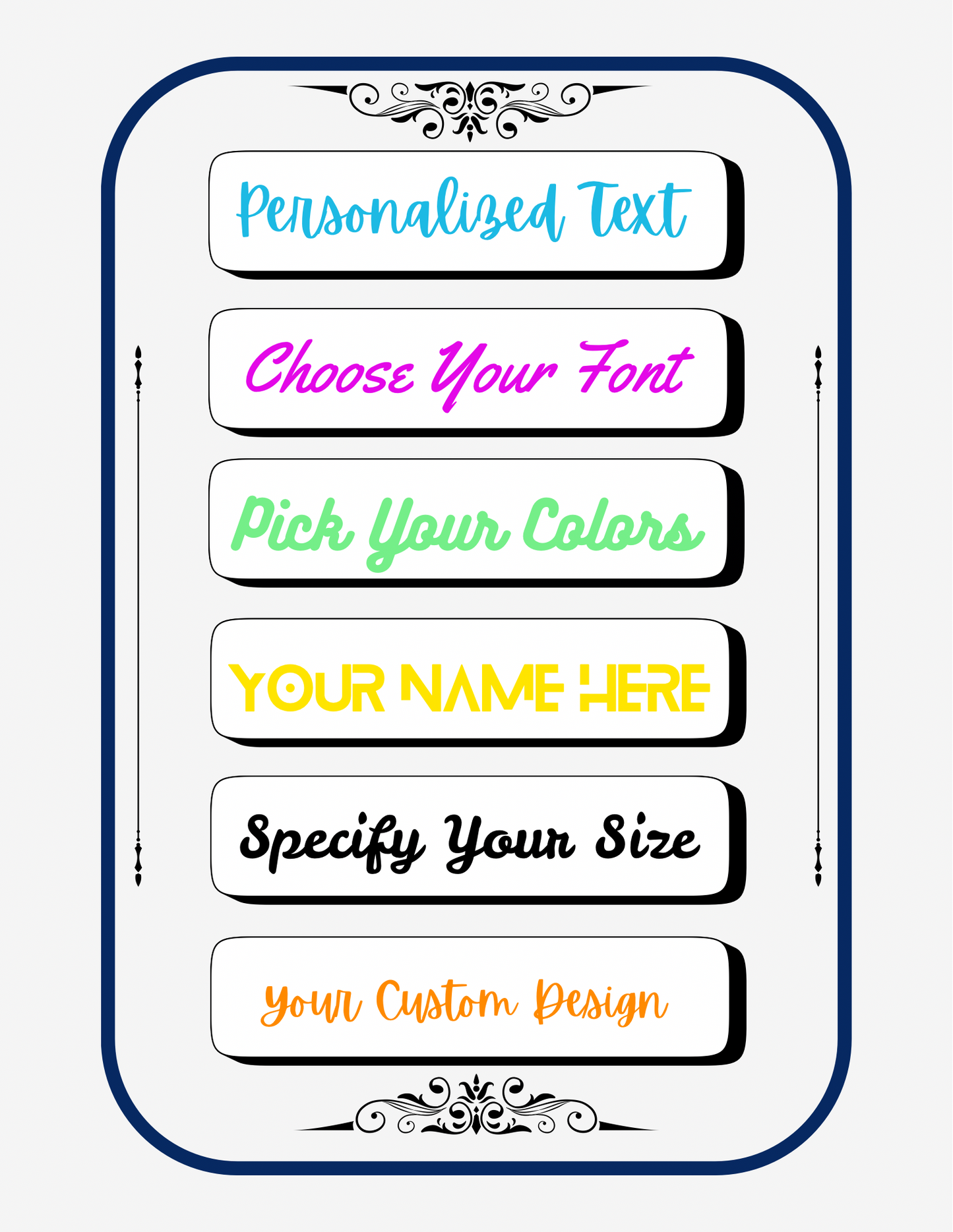 Pick 3 Variety Custom Decal Starter Pack - Bundle & SAVE (See Options In Description!)