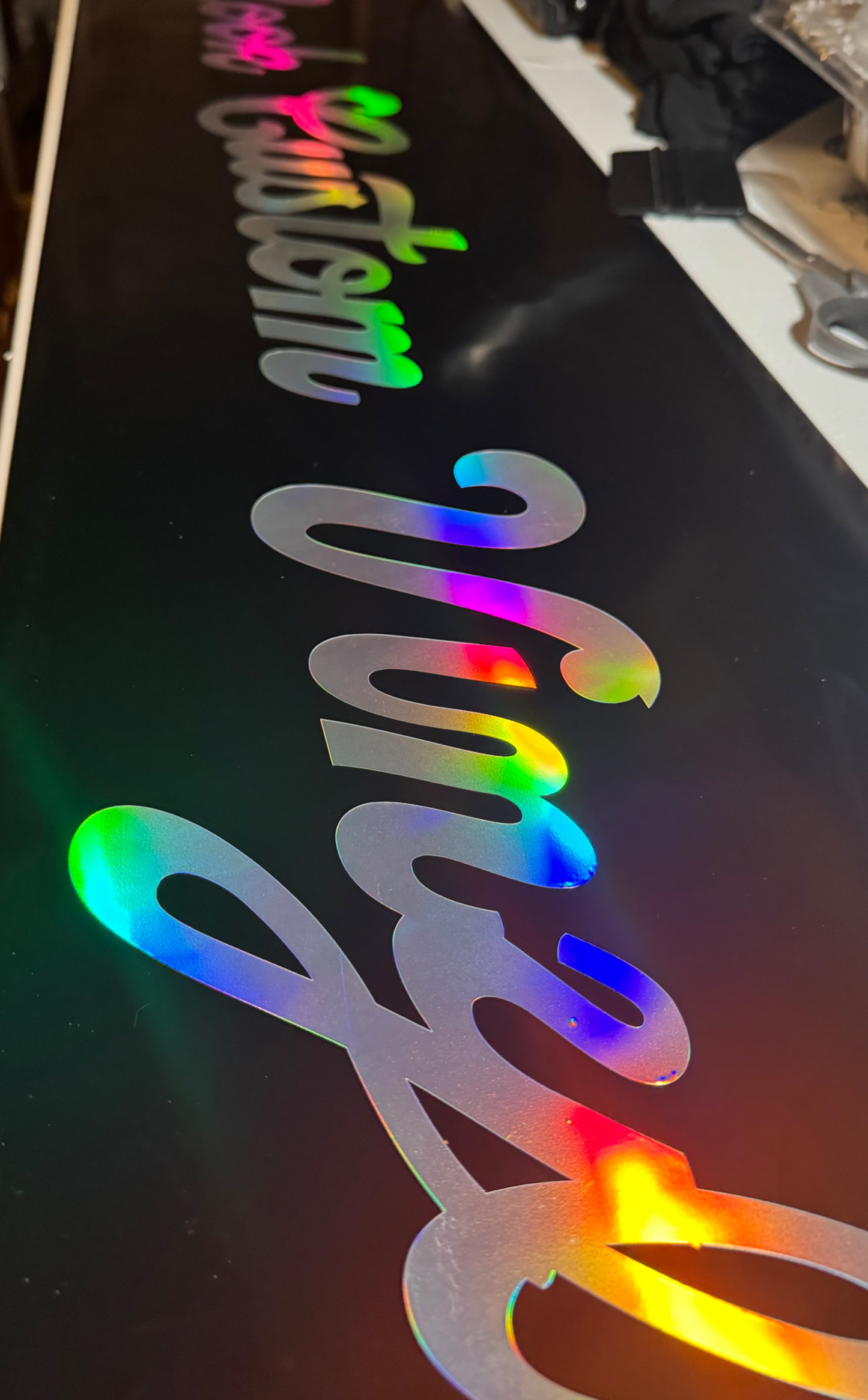 Custom 5 Foot Vinyl Sun Strip Decal for Cars, SUV's, & Trucks