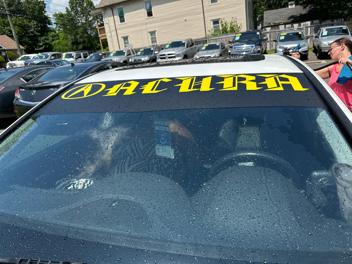 Custom 5 Foot Vinyl Sun Strip Decal for Cars, SUV's, & Trucks