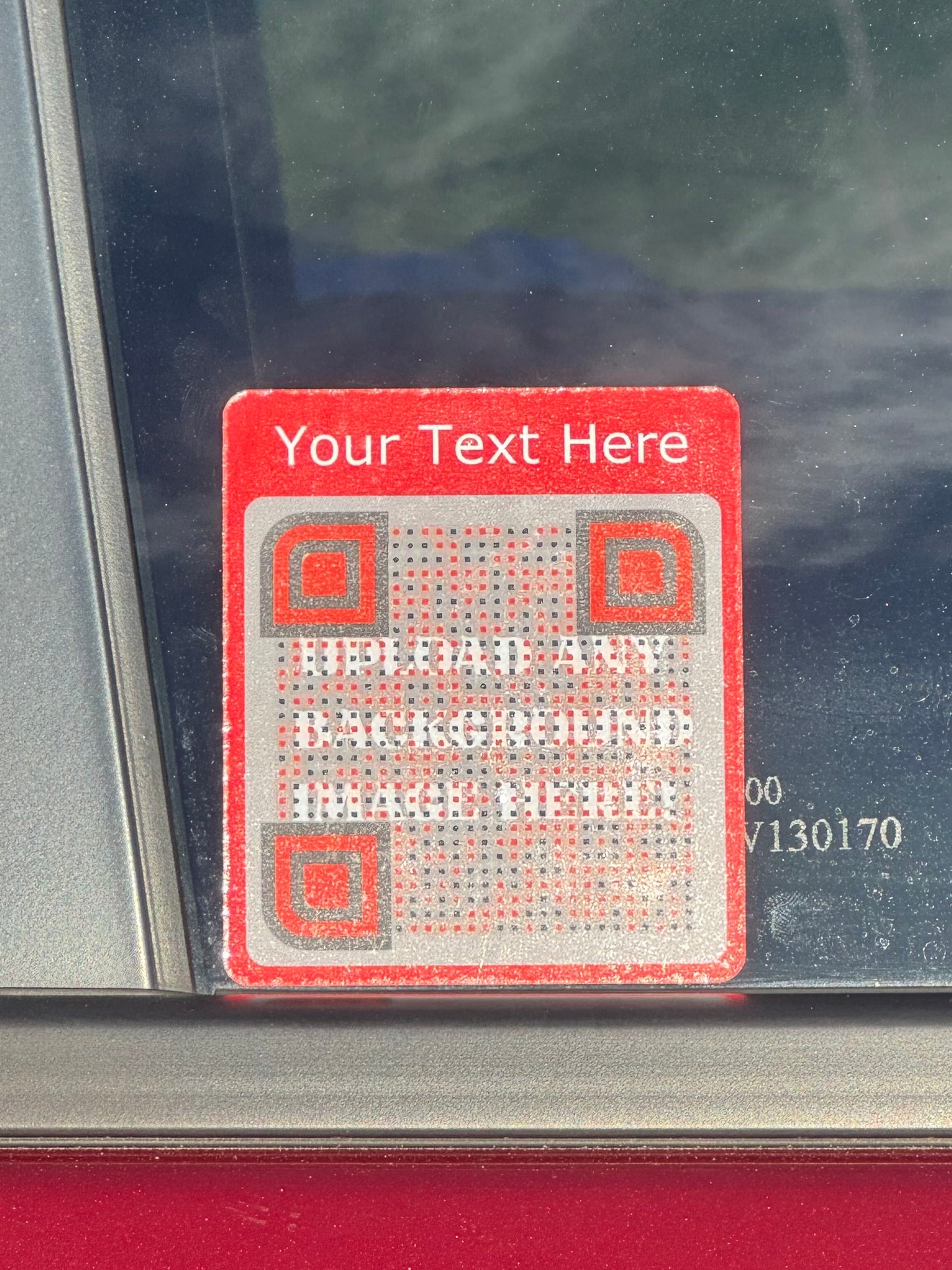 Scannable 3” Static QR Code Waterproof Laminated Vinyl Stickers