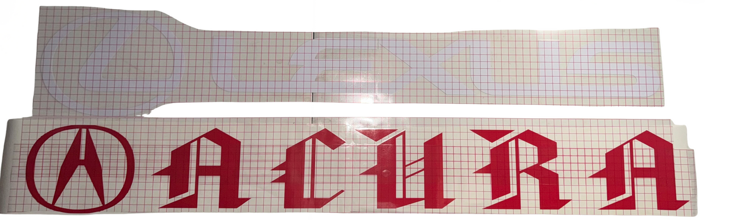 Custom 5 Foot Vinyl Sun Strip Decal for Cars, SUV's, & Trucks