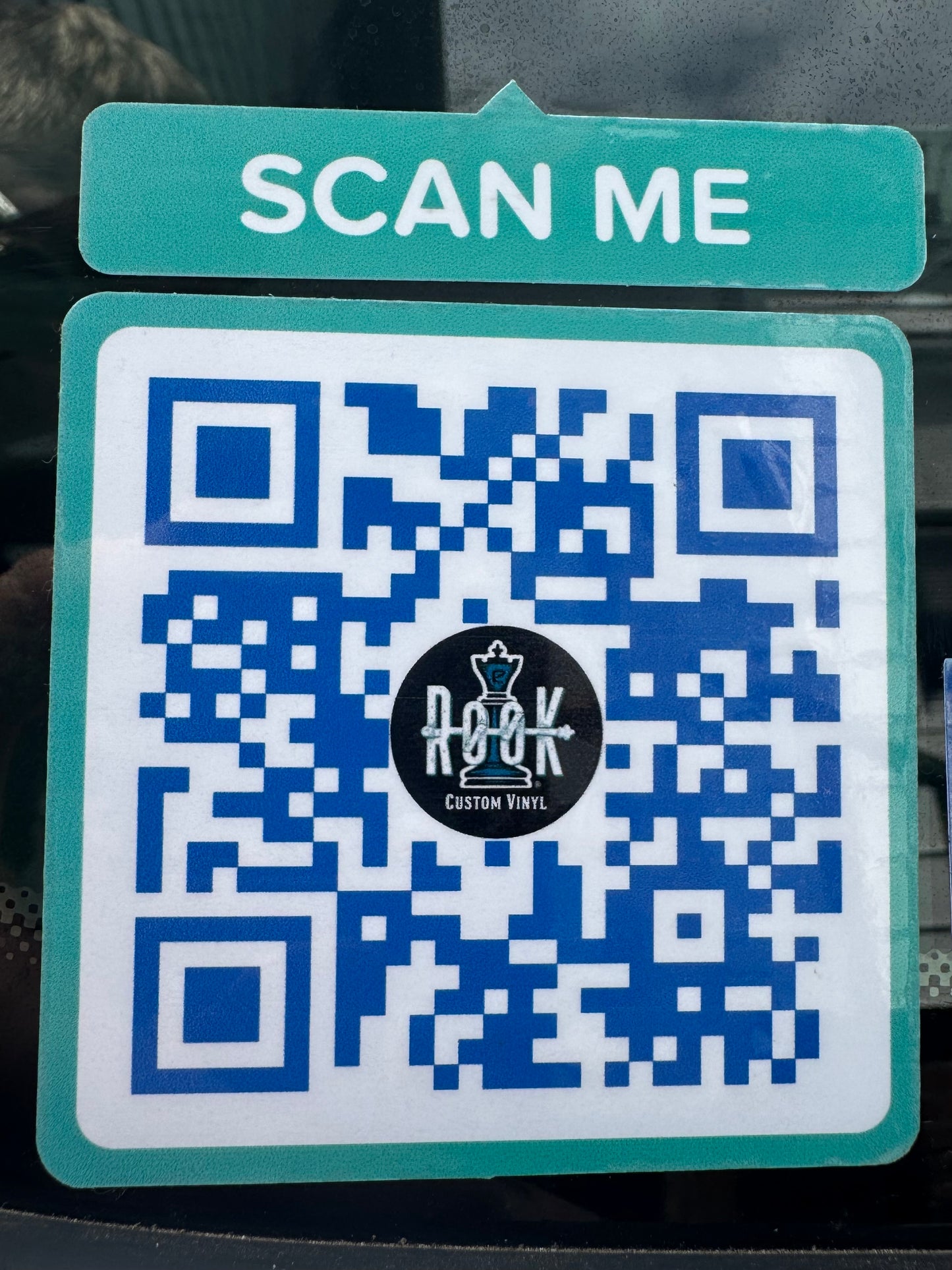 Scannable 3” Static QR Code Waterproof Laminated Vinyl Stickers