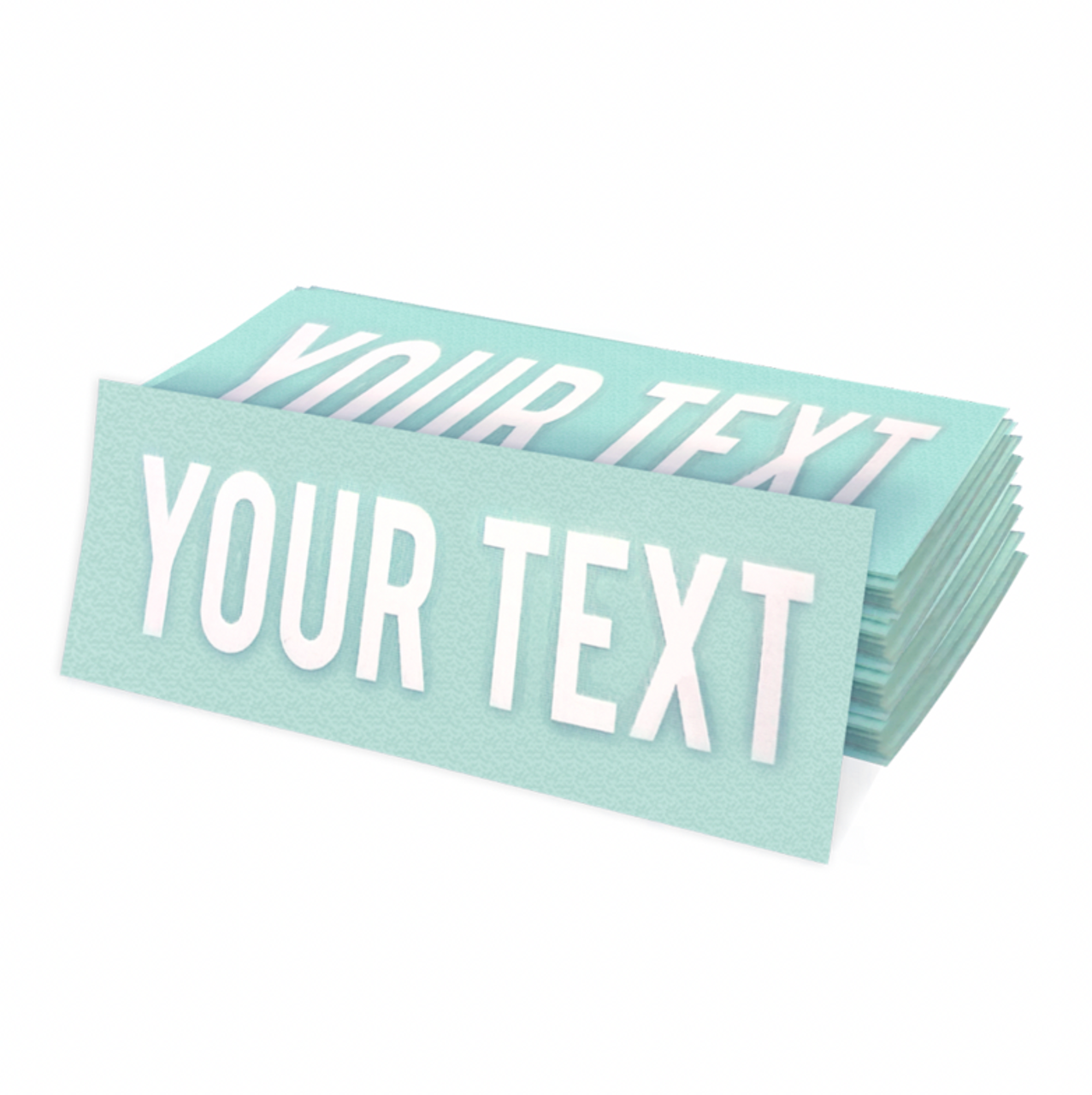 Custom Permanent Vinyl Decal - Any Size 24" x 12" or Smaller