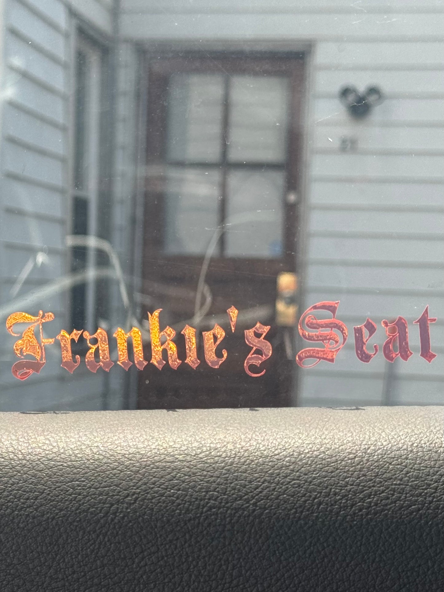 Personalized Custom Name Decal for Couples - Passenger Princess Sticker for Car Dashboards, Passenger Windows, & Door Jamb