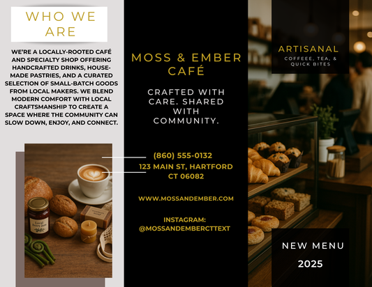 Branded Brochures & Menus for Small Businesses, Restaurants, & Stores *INFO ONLY* -> GET A QUOTE!