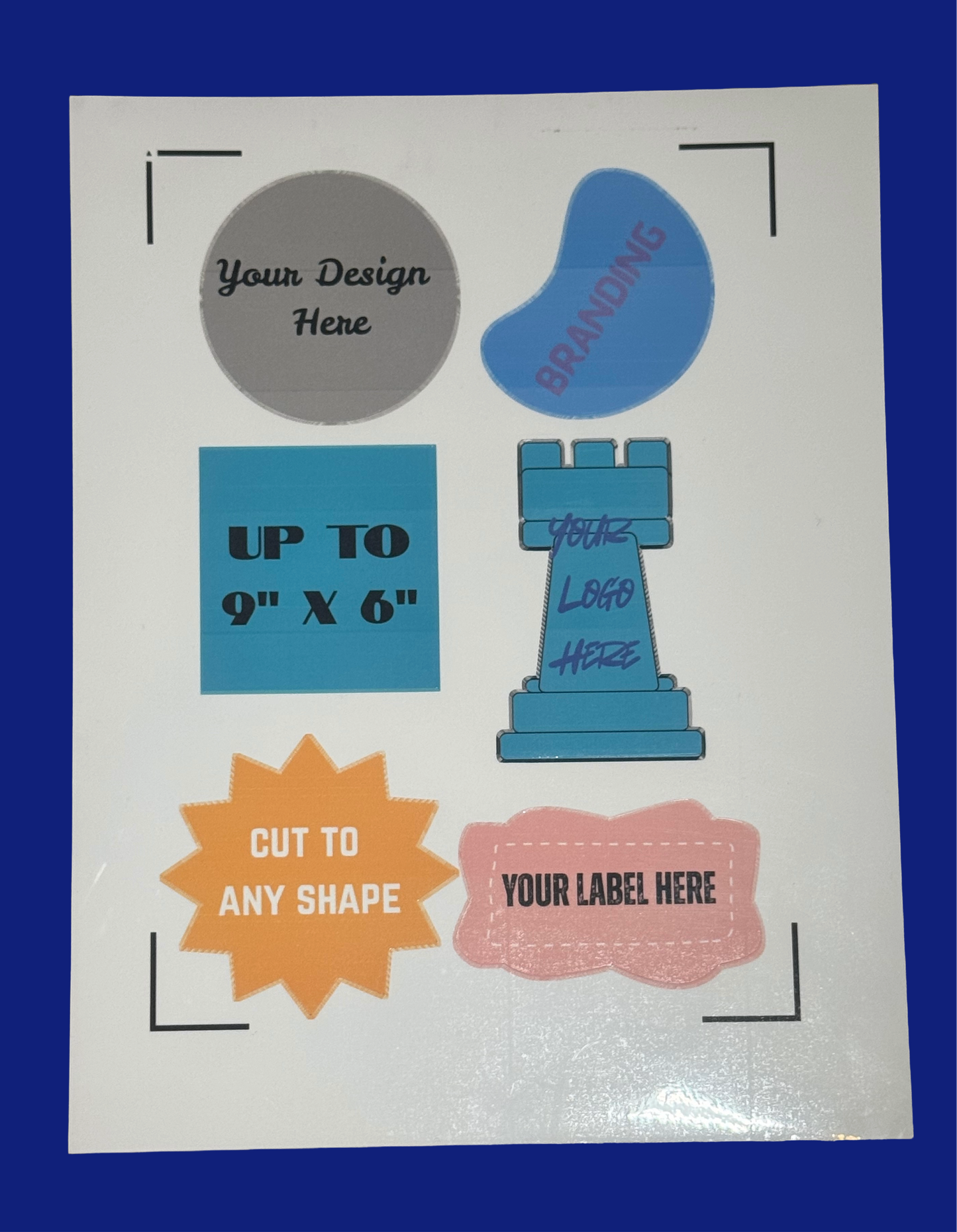 Custom 2.5” Weatherproof Printed Vinyl Stickers for Personal Use, Brands, Businesses, and Creators