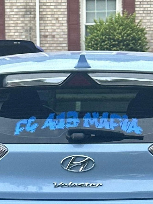 Custom Permanent Vinyl Decal - Any Design + Any Size 24" x 12" or Smaller