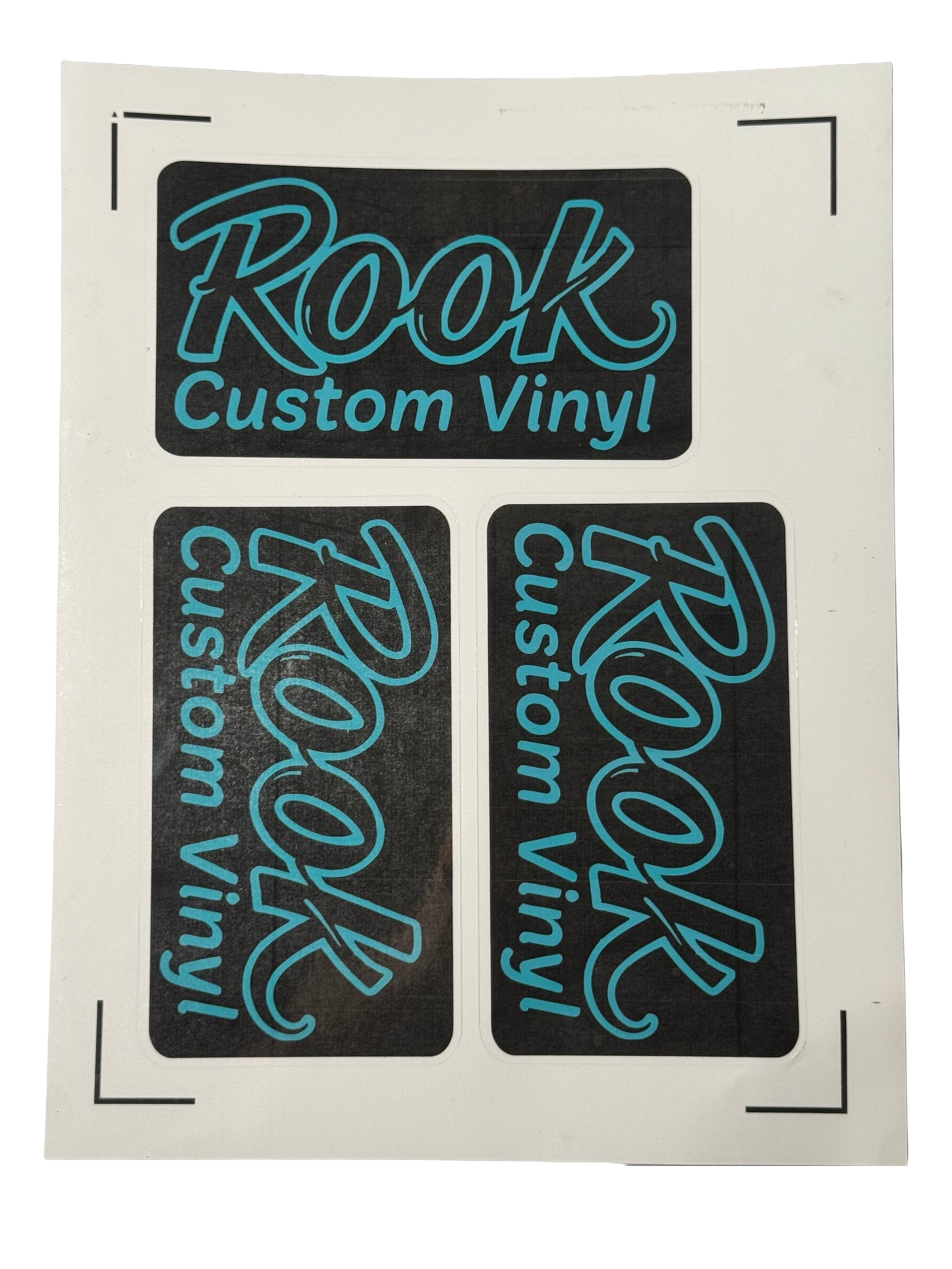 Custom Branded Label Sheet - For Business, Home, Office, Windows, Any Use