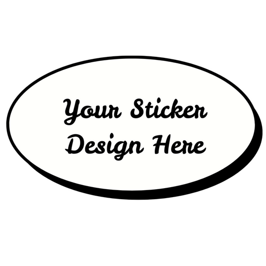 Custom 2.5” Weatherproof Printed Vinyl Stickers for Personal Use, Brands, Businesses, and Creators