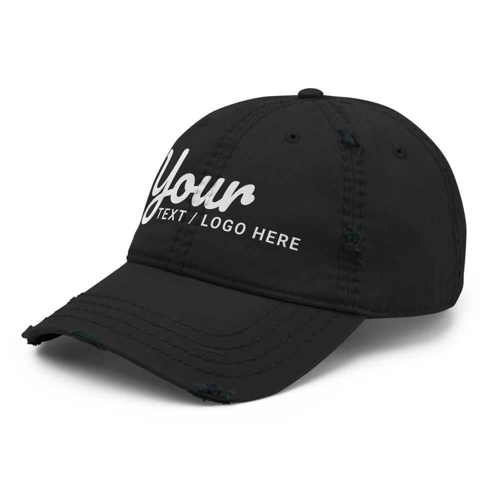 Custom-Branded Cotton Hats With Design, Lettering, or Logo