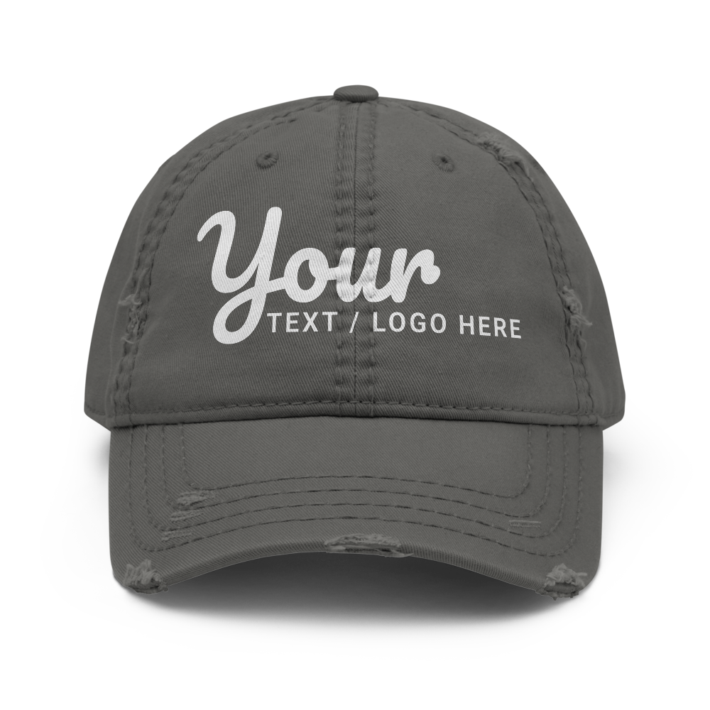 Custom-Branded Cotton Hats With Design, Lettering, or Logo