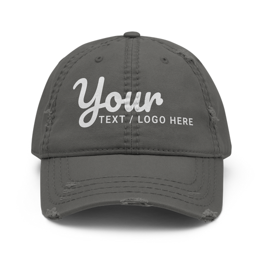 Custom-Branded Cotton Hats With Design, Lettering, or Logo